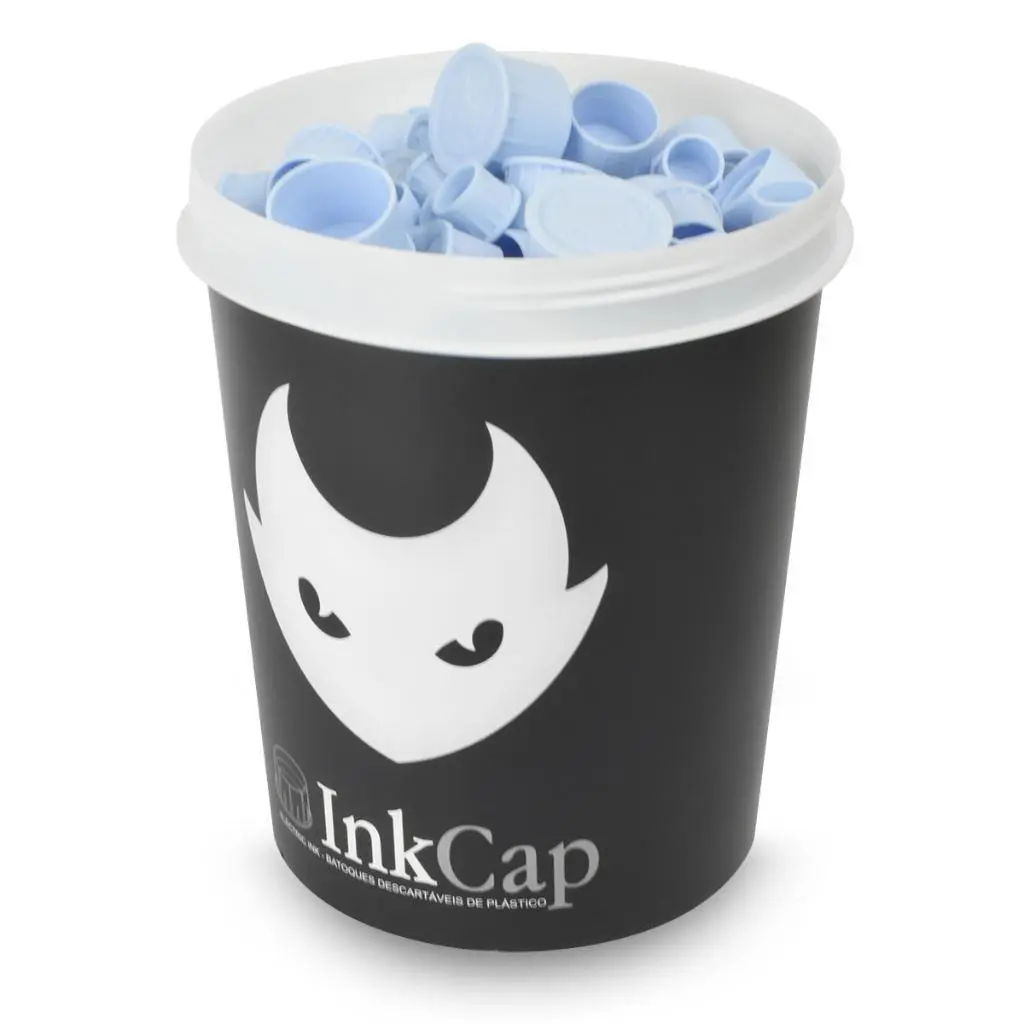 Caps en silicone – Taille M (300 unités)  (Bleu)