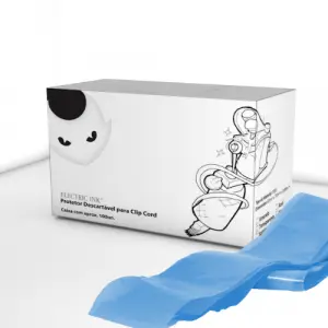 Protection pour Clip Cord Electric Ink – Boîte de 100 un (Bleu)